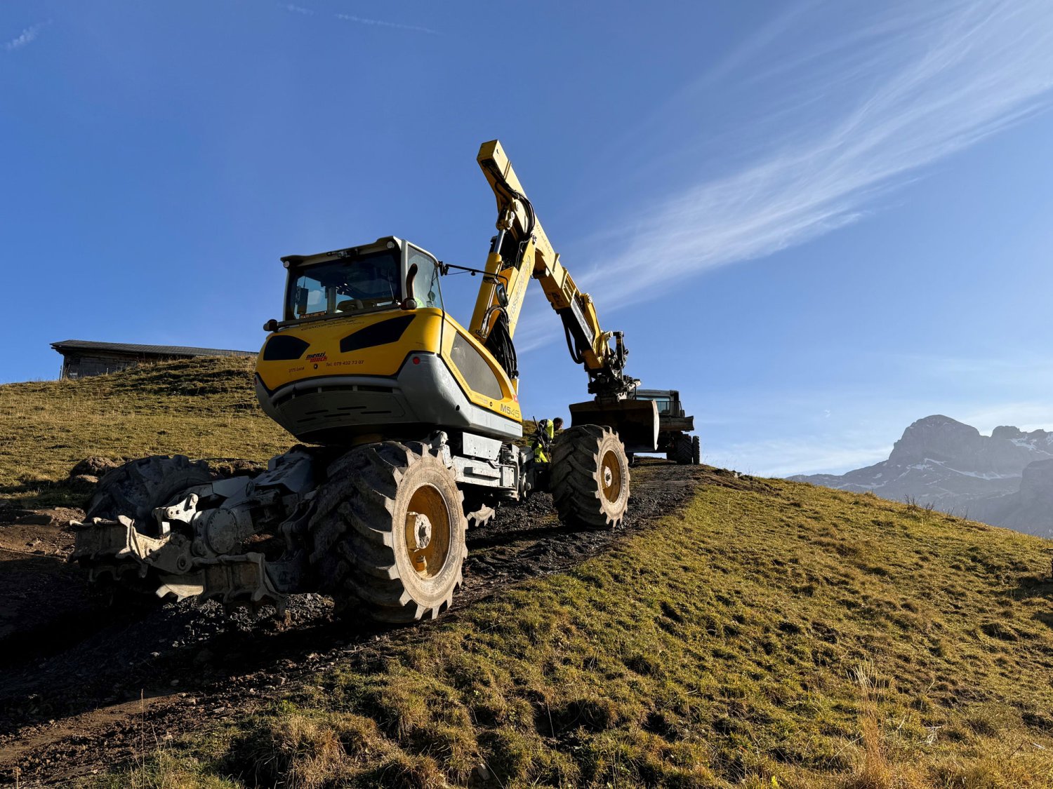 Bild eines Geräts der Flotte in Einsatz. 